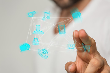 Obraz premium business technology