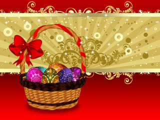 Easter Card with Basket