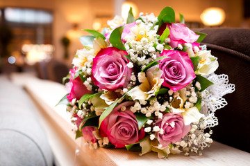 Beautiful bride's bouquet