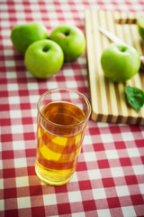 fresh apple juice