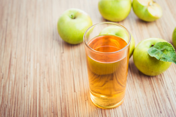 fresh apple juice