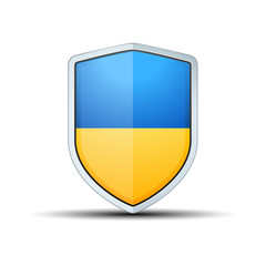 Fototapeta premium Ukraine Shield sign