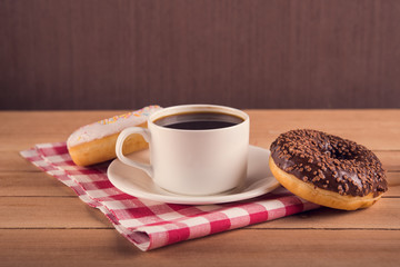coffee and donuts