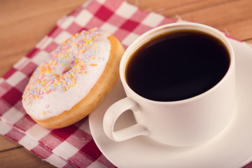 coffee and donuts