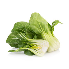 Pok Choi on white background