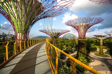 Foto auf Acrylglas Park Gardens by the Marina Bay at Singapore. © De Visu