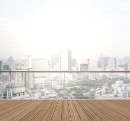 Balcony And Terrace Of Blur Exterior Background