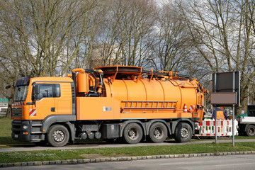 Lastkraftwagen für Kanalreinigung