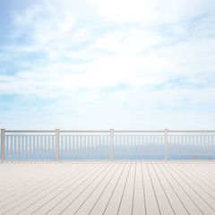 Balcony And Terrace Of Blur Nature Background