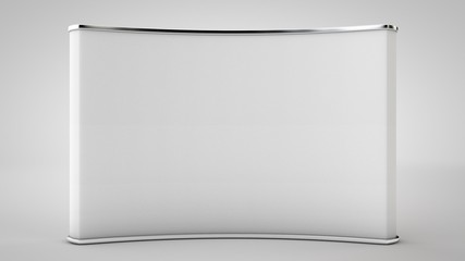 Blank trade show booth (Clean 3D Professional Render)