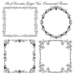 Set of ornamental frames