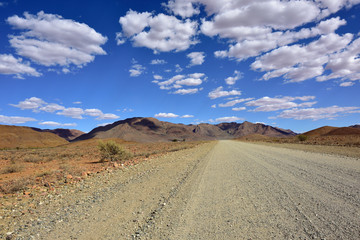 Fototapeta na wymiar Road in Namibia