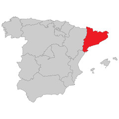 Fototapeta na wymiar Spanien - Katalonien