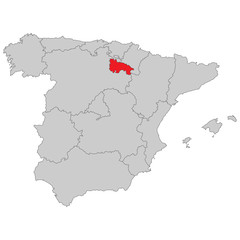 Fototapeta na wymiar Spanien - La Rioja