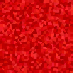 Red color irregular rectangle mosaic background