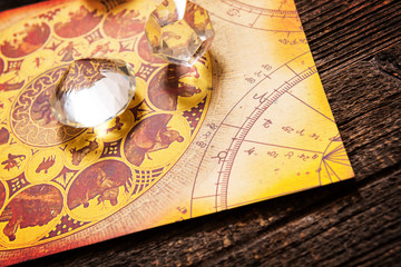 Astrology with crystals