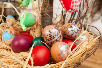 Colorful Easter arrangement.