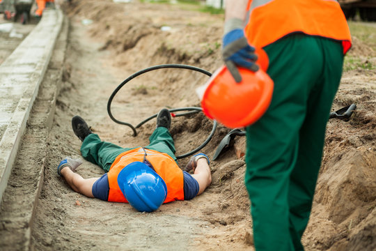 Danger at construction site