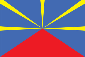 Fototapeta premium Standard Proportions for Reunion Unofficial Flag
