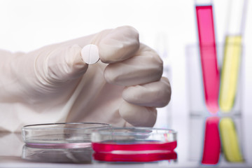 Medical research concept