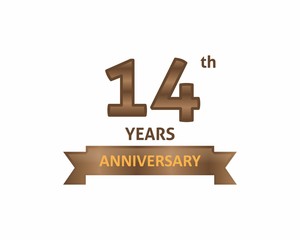 14 Years Anniversary Logo
