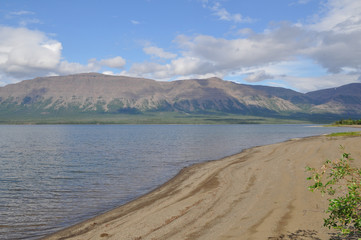 Lake on the Putorana plateau.