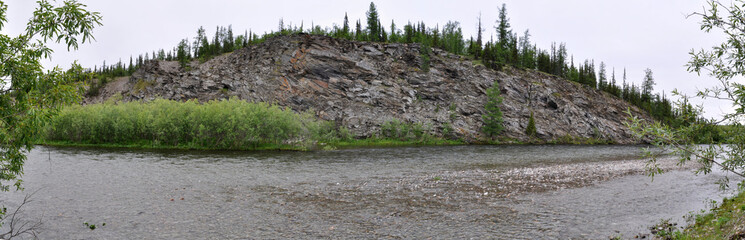 Panorama of the Northern river
