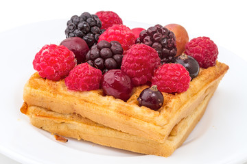 Cookies with frozen fruit