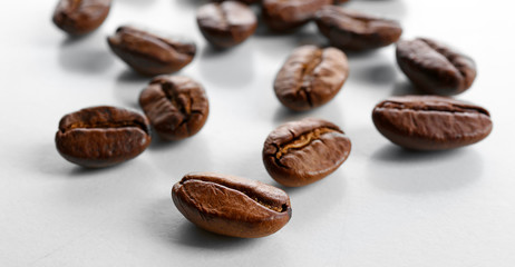 Coffee beans, isolated on white