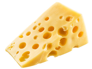 Piece of Swiss cheese.