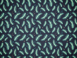 Beautiful seaweed background - under the sea seamless pattern 