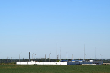 Obraz premium Big plant for processing scrap metal