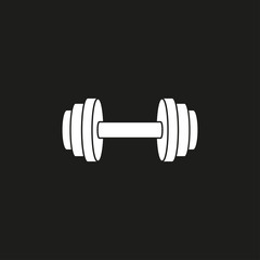 Dumbbell - vector icon.