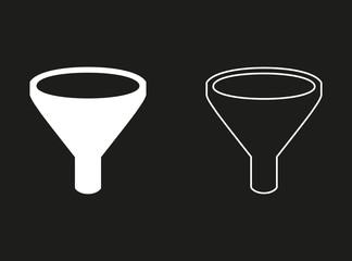 Funnel - vector icon.