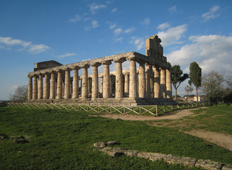 Temple d'Ath&eacute;na &agrave; Paestum