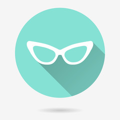 Glasses - vector icon.