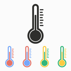 Thermometer - vector icon.