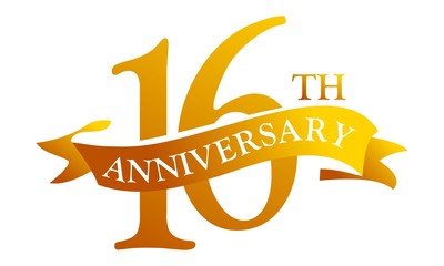 16 Year Ribbon Anniversary 