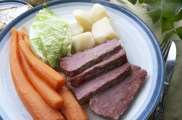 Corned Beef and Cabbage For Dinner