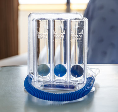 Three balls Incentive Spirometer for deep patient breathing