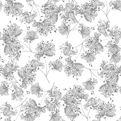 Fototapeta premium Abstract background of flowers.