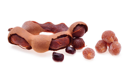 Tamarind on white
