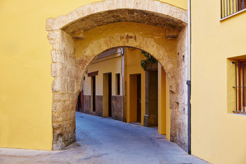 Valencia Portal de Valldigna arch barrio del Carmen