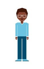 isolated person design 