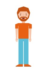 isolated person design 