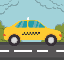 Obraz premium transport service design 