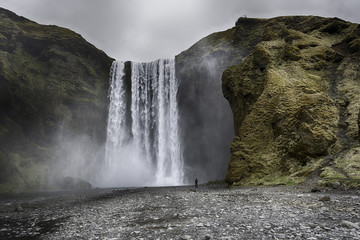 The most popular waterfall in Iceland - Skogafoss