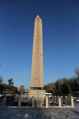 Obelisk of Theodosius in Istanbul City, Turkey