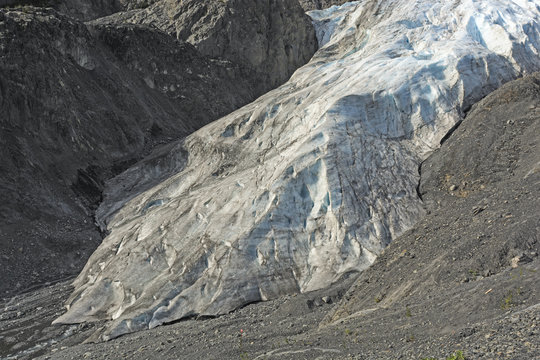 Toe of an Alpine Glacier