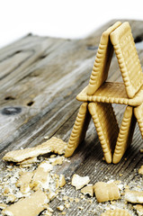 Build a tower of biscuits taken from the above